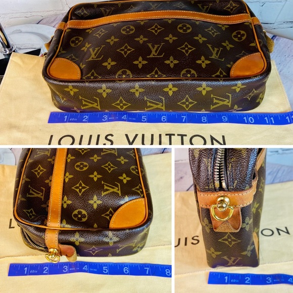 Louis Vuitton Compiegne 28 crossbody bag with straps and bag charm dust bag - Picture 11 of 16